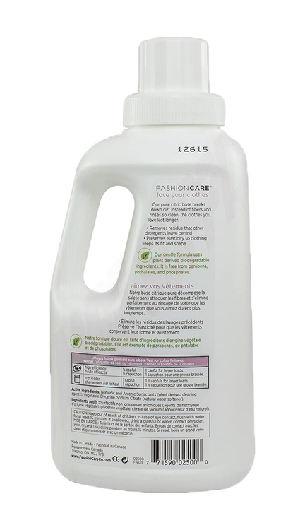 SJ2500 - Genuine OEM Forever New HE Gentle Wash Liquid Detergent, 910mL